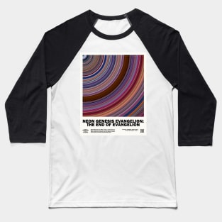 minimal_Neon Genesis Evangelion: The End of Evangelion Abstract Circular Anime Baseball T-Shirt